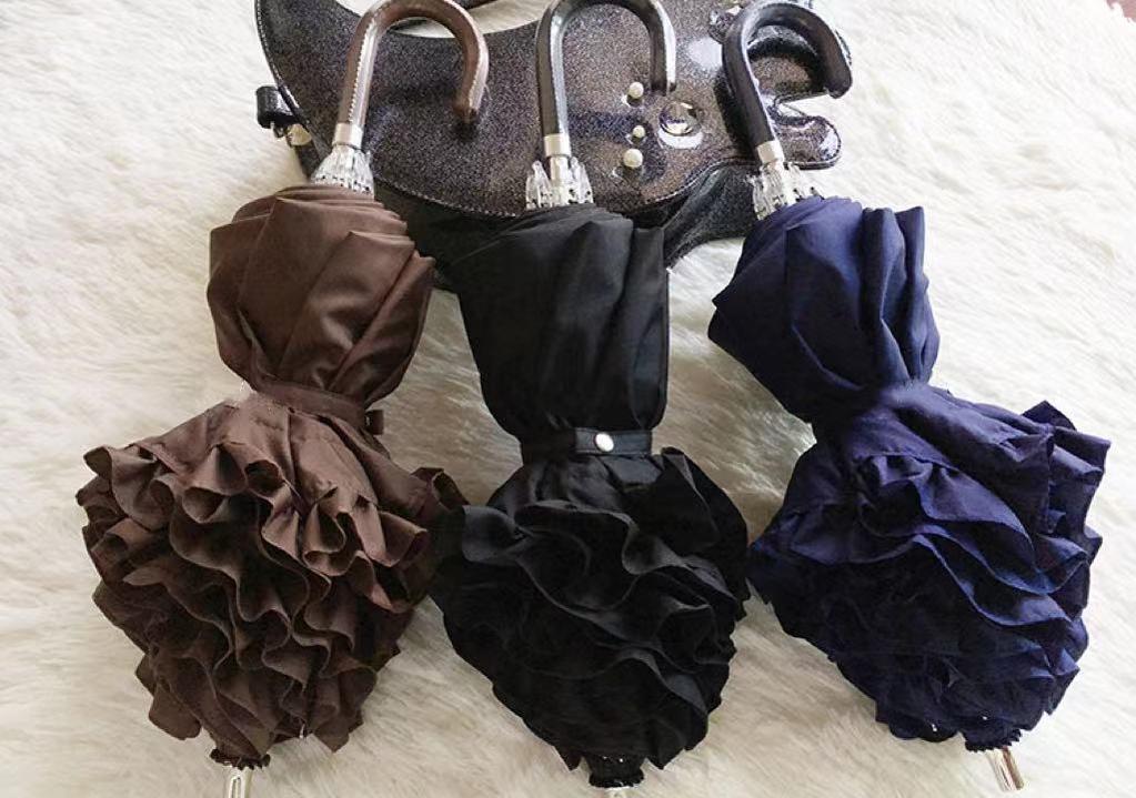 Kawaii Lolita Parasol Daily Lolita Two-folded Umbrella - image 14