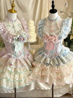 Cupid's Floral Whisper Fairycore Dress and Accessories - image 12
