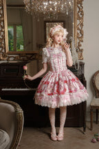 Rose Wall Sweet Lolita OP, JSK and Suspender Dress Series and Accessories - image 8