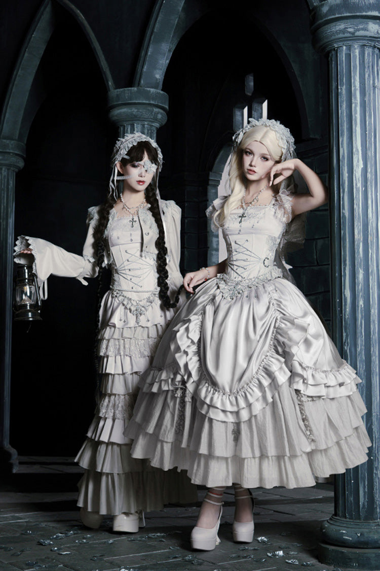 Bionic Doll - Gothic Lolita Fishtail Skirt & Corset Full Set - image 18