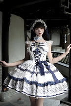 Mandarin Duck Rhapsody Oriental Sweet Lolita JSK Dress - image 4