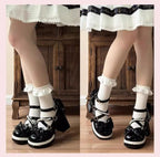 Crush Complex - Sweet Lolita Heel Shoes, Pearls & Bows - image 38