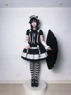 Raven and Lace Classic Lolita Foldable Ruffle Parasol - image 16
