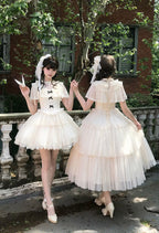 Misty Mountain Rendezvous - Short and Long Classic Lolita OP Dress - image 11