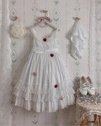 Spring Breeze - Plus Size Spring Lolita JSK Dress with Rose Decoration - image 12