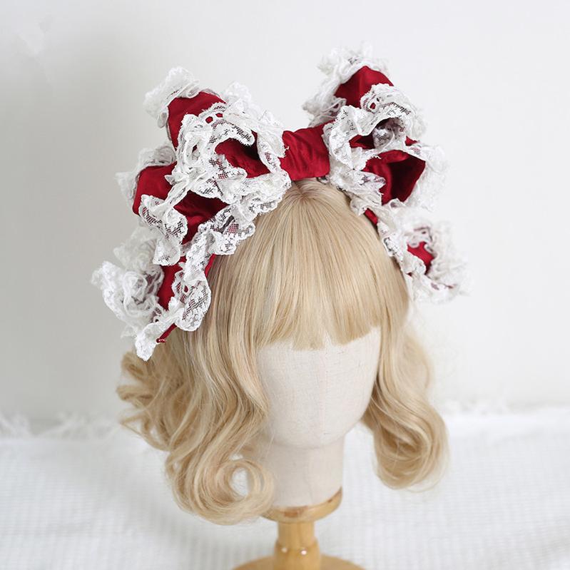 Sweet Lolita KC with Large Lace Bow in Multiple Colors - image 1
