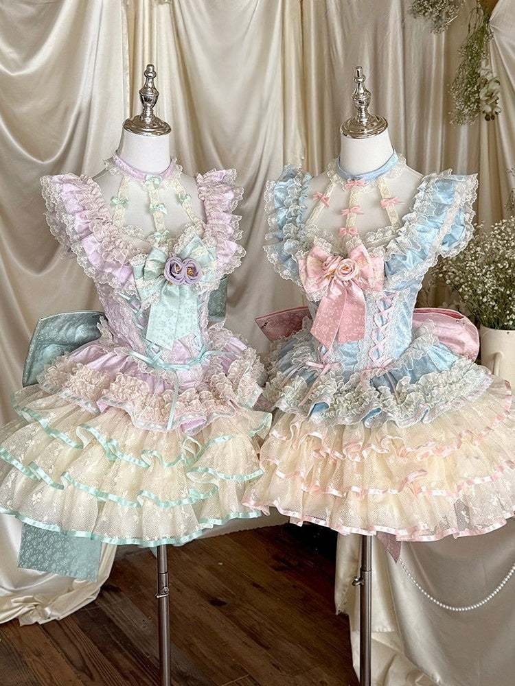 Cupid's Floral Whisper Fairycore Dress and Accessories - image 7