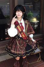 Shōwa Little Idol - Classic Lolita Top, Skirt & Cloak Set - image 9