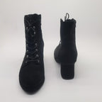 Retro Lolita Shoes High Heel Suede Shoes Petal Shaped Topline Customized - image 7