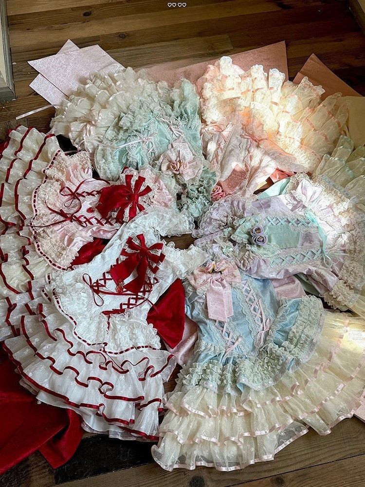 Cupid's Floral Whisper Fairycore Dress and Accessories - image 8
