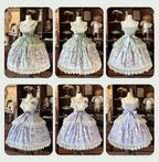 Lily Maiden - Classic Lolita JSK Dress, Lily Embroidery and Accessories - image 13
