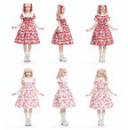 Kawaii Lolita OP Dress, Strawberry Print - image 6