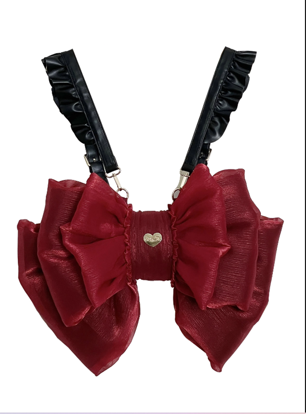 Satin Butterfly Bow Elegant Lolita Bag - image 15