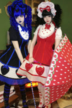 Miss Peculiar Strawberry Sweet Lolita Dress Two Colors - image 2