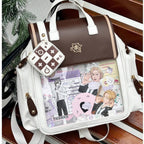 Kawaii Lolita Large-Capacity Ita Backpack with Mini Pocket and Grid Board - image 19