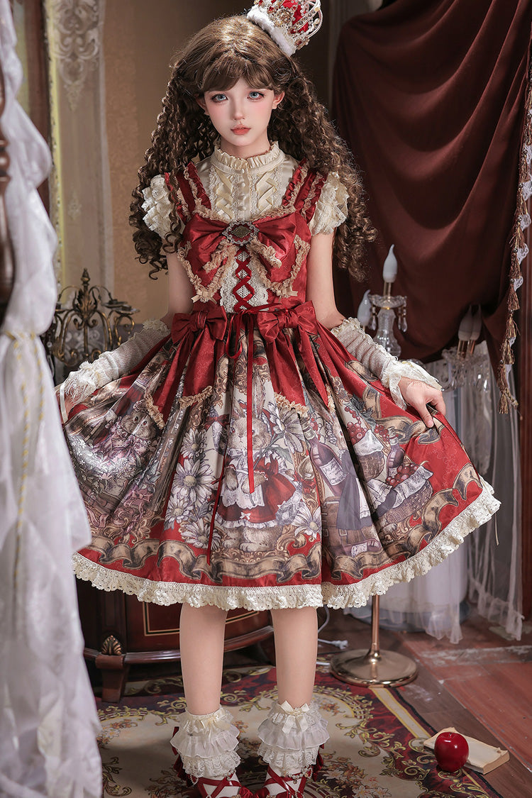 Mystery Bunny Classic Lolita JSK Dress Set - image 3