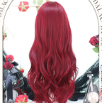 Burning - Wine-red Long Curly Lolita Wig - image 5