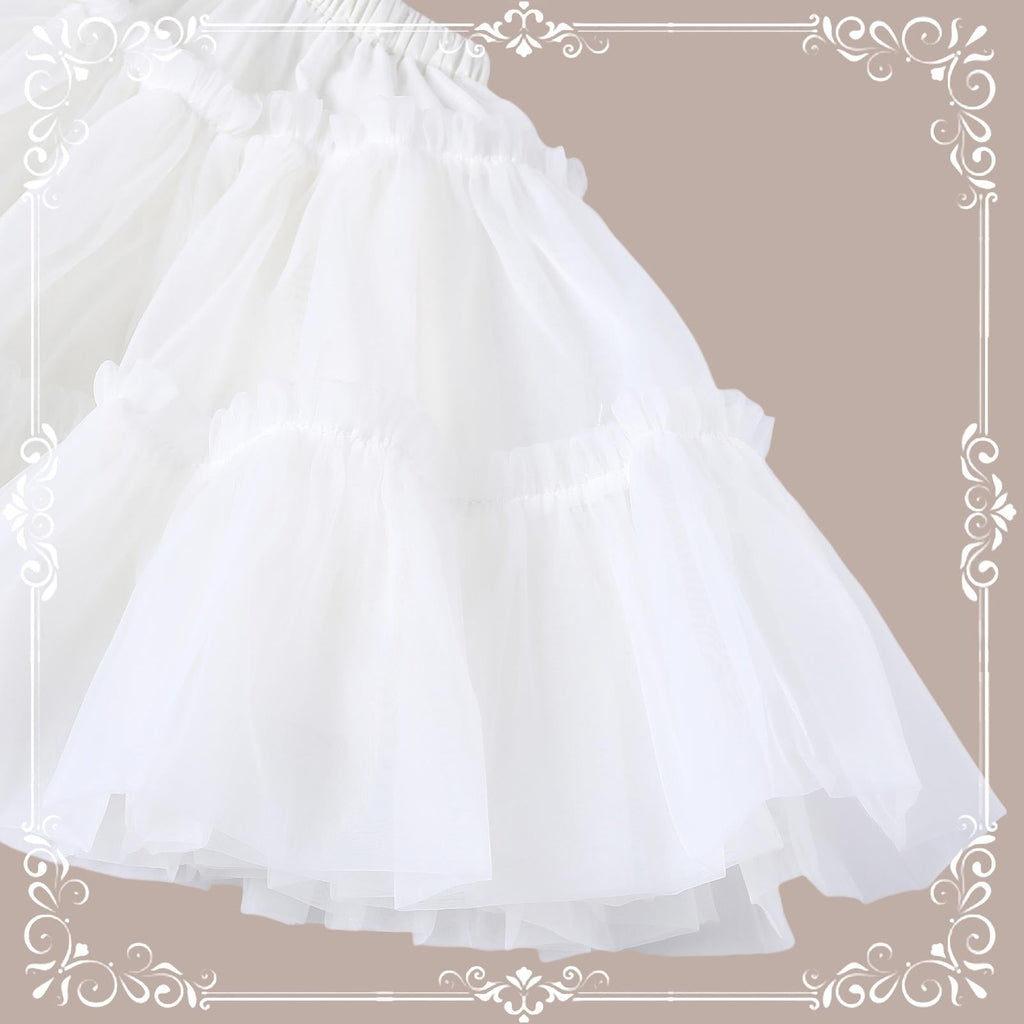 Short A Line Petticoat Collection, 13.8" (35 cm) Length, Mini to Extreme Puffy - image 14