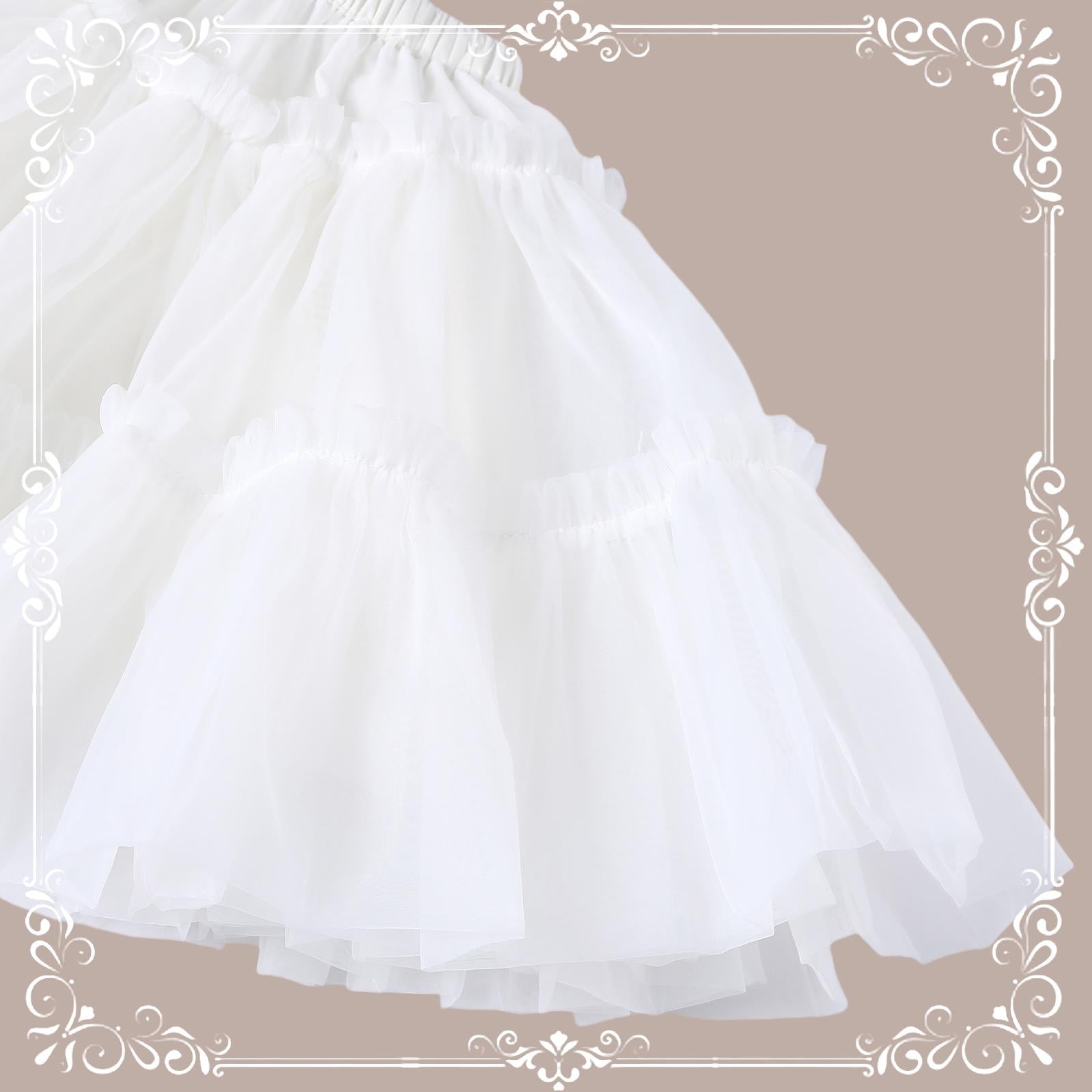 Short A Line Petticoat Collection, 13.8" (35 cm) Length, Mini to Extreme Puffy - image 14