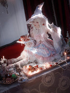Pink and Blue High Waist Sweet Witchy Dress Lolita Jumper Skirt Full Set - image 15