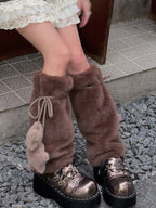 Handmade Plush Leg Warmers Sweet Kawaii Accessories - image 10