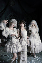 Bionic Doll - Gothic Lolita Fishtail Skirt & Corset Full Set - image 17