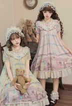 Frosted Bear Dollhouse - Sweet Lolita OP Set - image 16