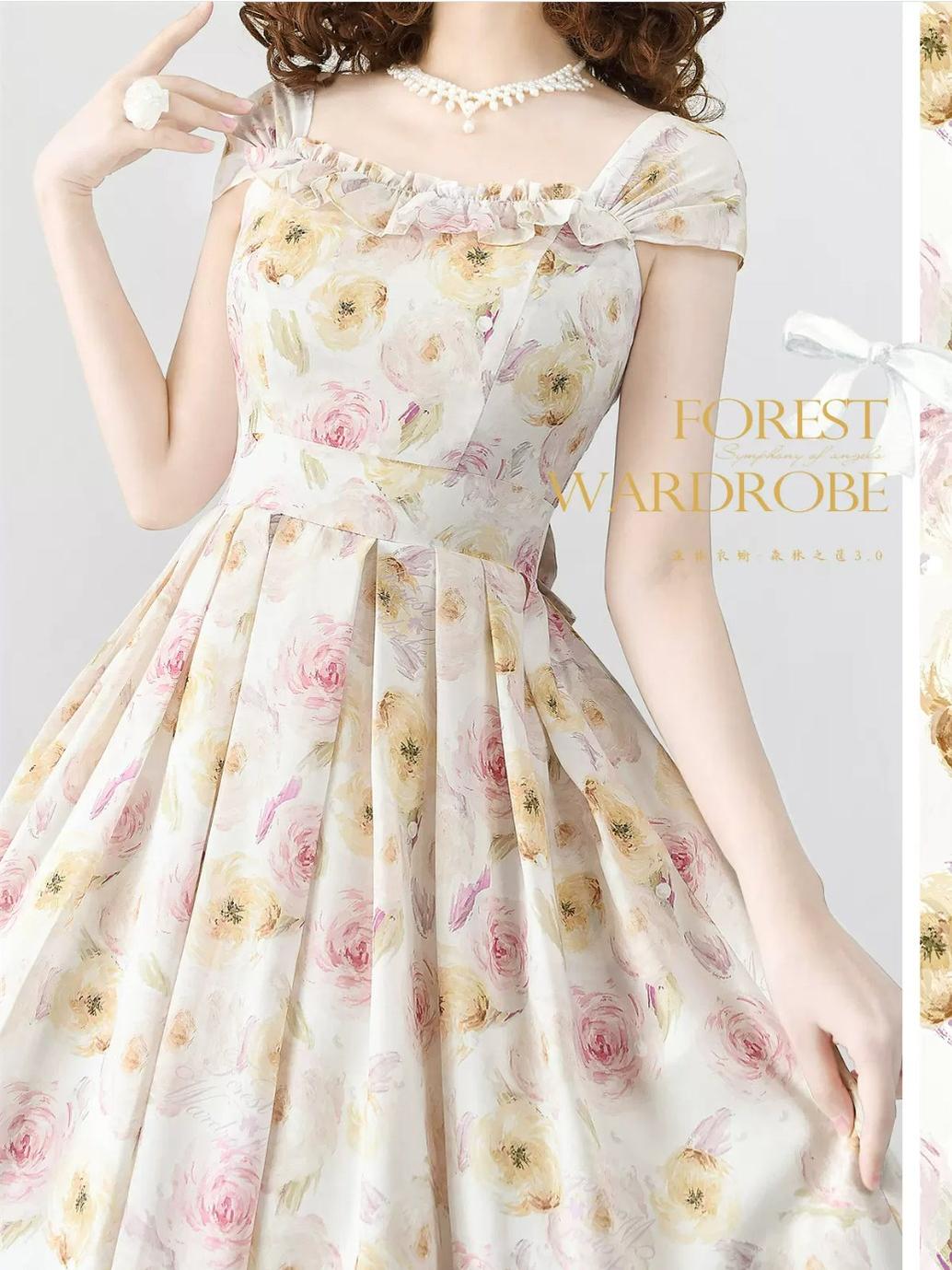 Forest Basket 3.0 - Vintage Lolita JSK Dress for Summer - image 20