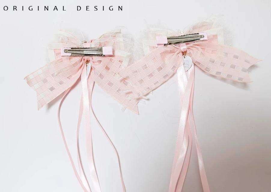Satin Ballet Sweet Lolita Feather Bow Headdress - image 23