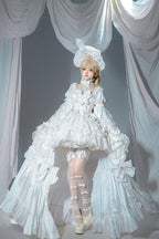 White Rabbit Princess - White Gothic Lolita JSK Set - image 7