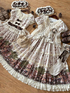 Squirrel Fairytale Cottage - Classic Lolita Long OP Dress and Accessories - image 7