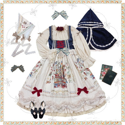 Rich Hymn - Lolita Bavarian Long Velvet JSK - image 35