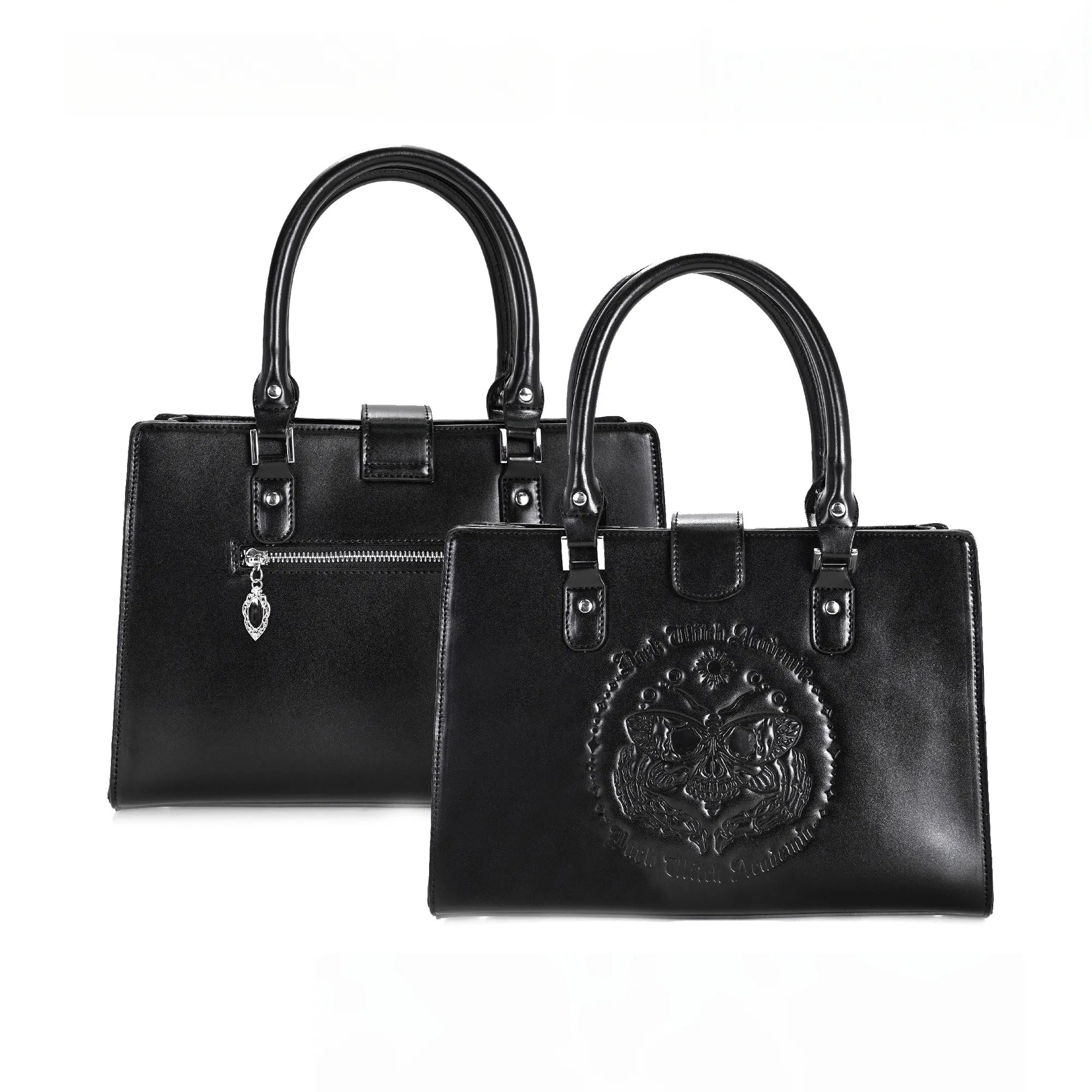 Skeleton Creature - Gothic Ita Tote Handbag - image 4