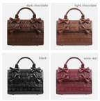 Sweet Heart Embossed Chocolate Lolita Bag - image 7