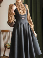 Forest Corridor 10-Panel Bustier Waist-Cinching Lolita JSK - image 11