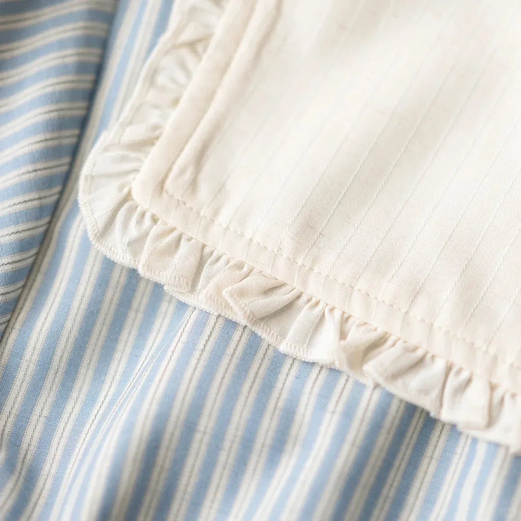French Vintage - Linen Cotton Classic Swing Dress - image 9