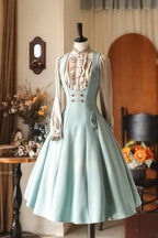 Forest Corridor 10-Panel Bustier Waist-Cinching Lolita JSK - image 1