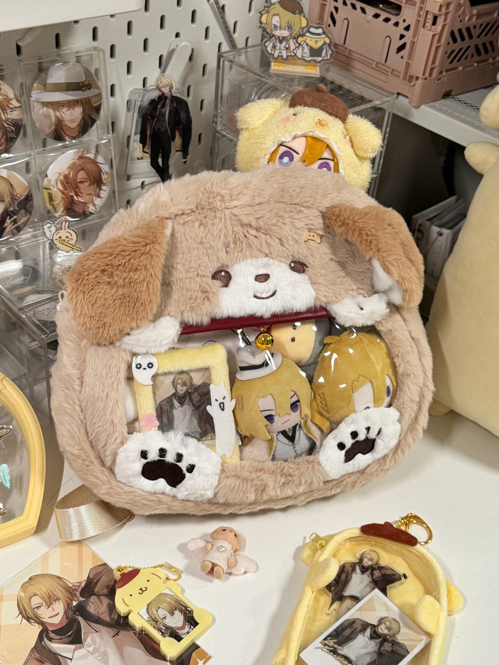 Golden Retriever Plush Lolita Ita Bag - image 3