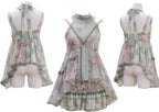 Creeping Vines - Floral Halter Top and Skirt - image 7