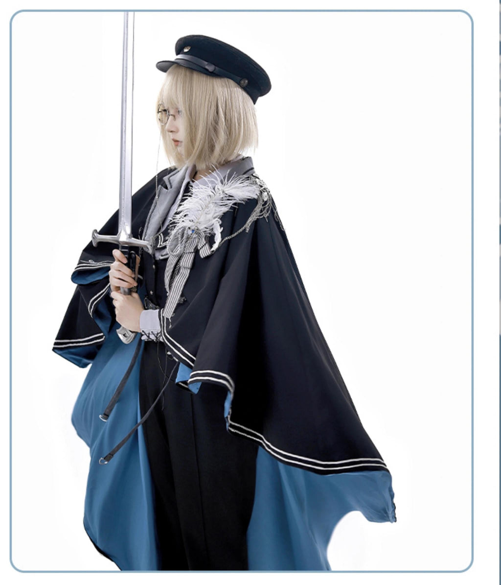 Dark Night Contract - Military Lolita Pants and Cape Collection - image 6