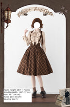 Forest Dew - Elegant Lolita Slim-Fit Shirt with Detachable Jabot - image 9