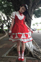 Miss Peculiar Strawberry Sweet Lolita Dress Two Colors - image 14