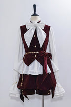 Red Rabbit Hunt Sweet Prince Ouji Lolita Vest - image 1