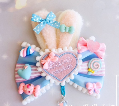 Sweet Lolita Lace Rabbit Ears Cuffs Multicolor - image 2