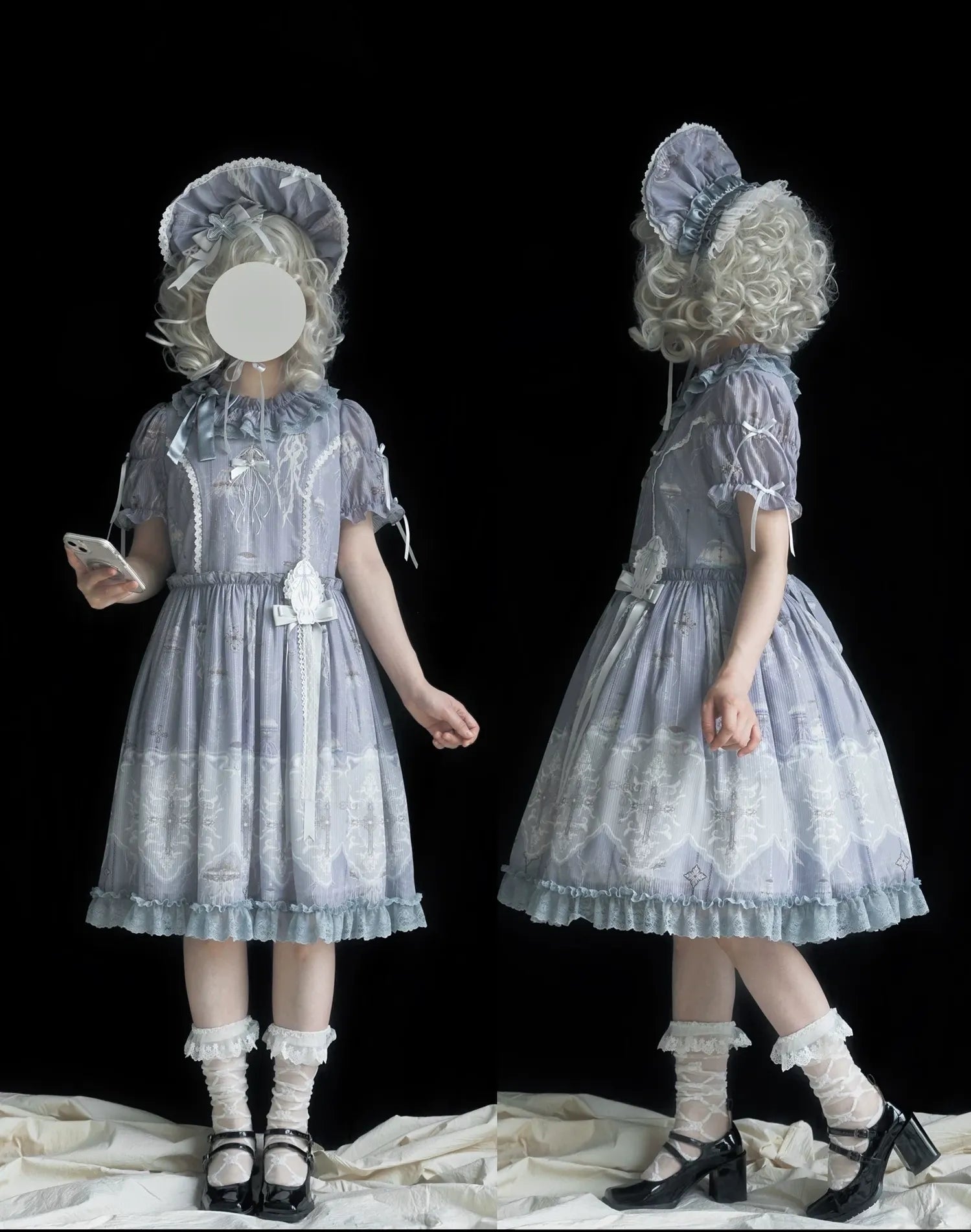 Moonlit Sea Realm - Classic Lolita OP, JSK and Accessories Collection - image 15