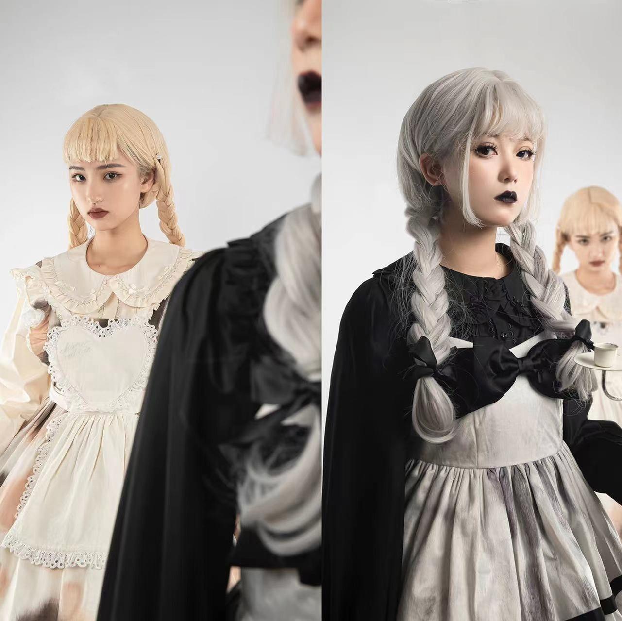 Sweet Lolita Blouse Doll Collar Shirt with Bubble Sleeves - image 7