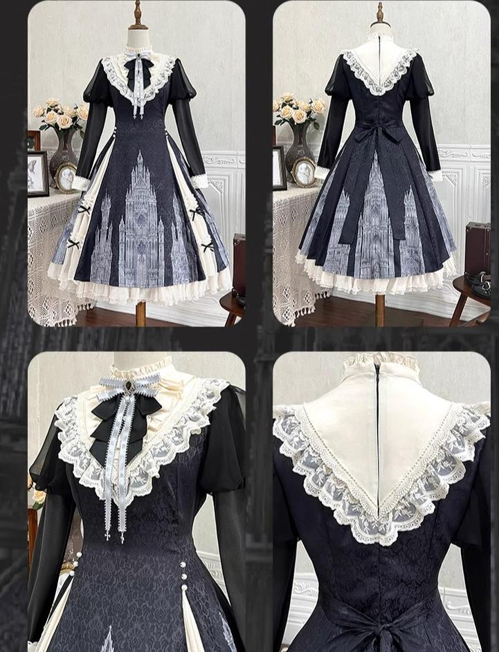Church Bell - Elegant Lolita OP Dress Long Sleeve Spring Autumn - image 32