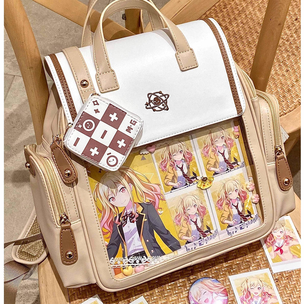 Kawaii Lolita Large-Capacity Ita Backpack with Mini Pocket and Grid Board - image 2