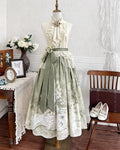 Morning Moments - Summer Lolita-inspired Chinese-style Skirt Set - image 1
