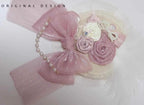 Satin Ballet Sweet Lolita Feather Bow Headdress - image 16